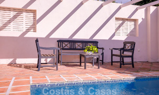 Villa de luxe espagnole à vendre avec architecture méditerranéenne située au cœur de la vallée du golf de Nueva Andalucia à Marbella 50663 