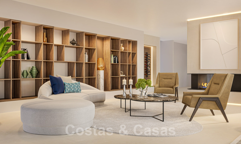 Villa neuve de luxe de style méditerranéen à vendre avec vue sur le terrain de golf au cœur de la vallée du golf de Nueva Andalucia 50681