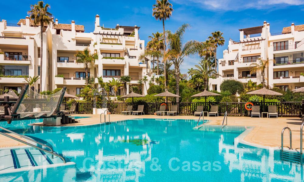 Appartement spacieux et élégant à vendre dans un complexe fermé sur une plage en front de mer avec vue sur la mer, sur le Nouveau Golden Mile de Marbella - Estepona 51292