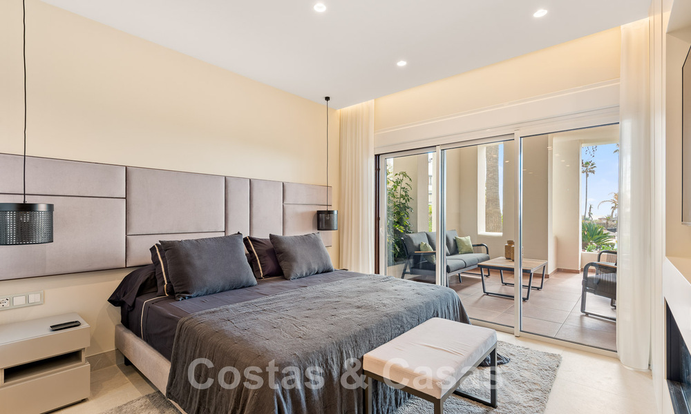 Appartement spacieux et élégant à vendre dans un complexe fermé sur une plage en front de mer avec vue sur la mer, sur le Nouveau Golden Mile de Marbella - Estepona 51307