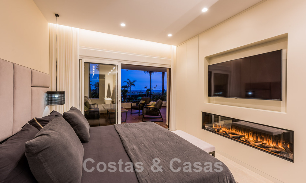 Appartement spacieux et élégant à vendre dans un complexe fermé sur une plage en front de mer avec vue sur la mer, sur le Nouveau Golden Mile de Marbella - Estepona 51323