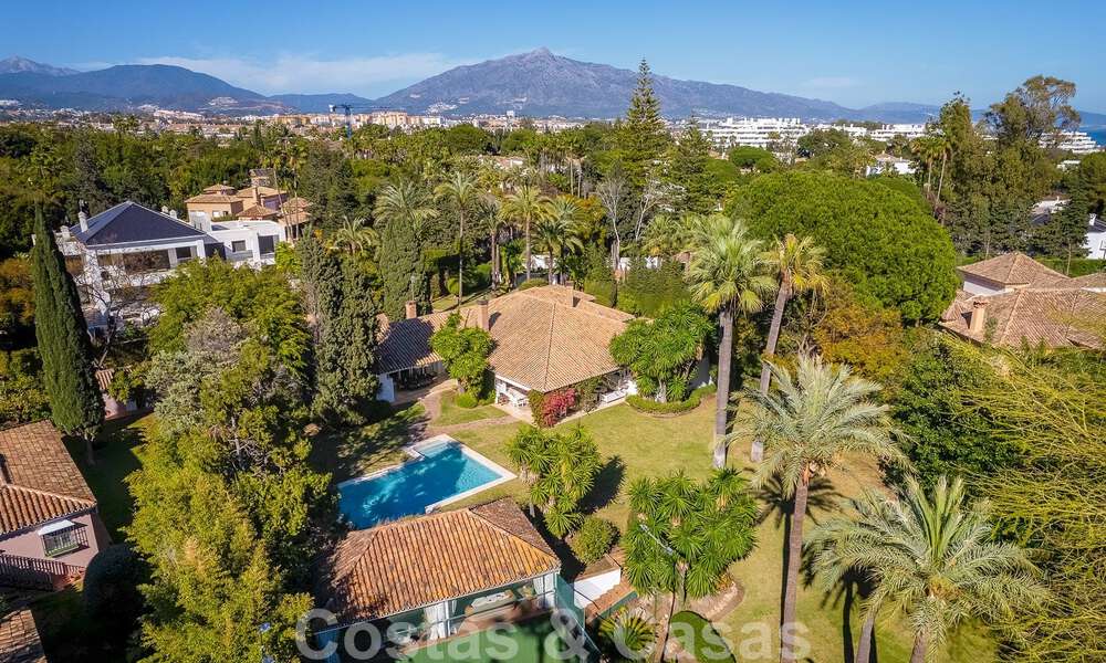 Villa de luxe indépendante de style méditerranéen à vendre à deux pas de la plage et des commodités dans la prestigieuse Guadalmina Baja à Marbella 51282