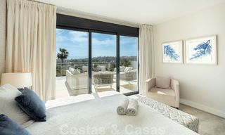 Villa de luxe espagnole à vendre avec une architecture méditerranéenne contemporaine située au cœur de la vallée du golf de Nueva Andalucia à Marbella 51217 