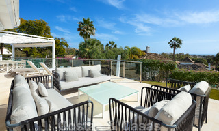 Villa de luxe espagnole à vendre avec une architecture méditerranéenne contemporaine située au cœur de la vallée du golf de Nueva Andalucia à Marbella 51226 