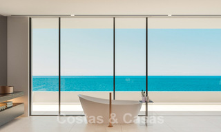 Villa design exclusive à vendre sur une plage de première ligne avec vue imprenable sur la mer sur le nouveau Golden Mile entre Marbella et Estepona 51187 