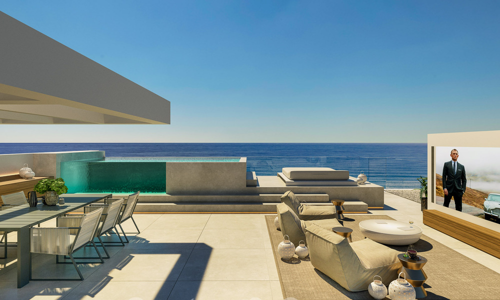 Villa design exclusive à vendre sur une plage de première ligne avec vue imprenable sur la mer sur le nouveau Golden Mile entre Marbella et Estepona 51191