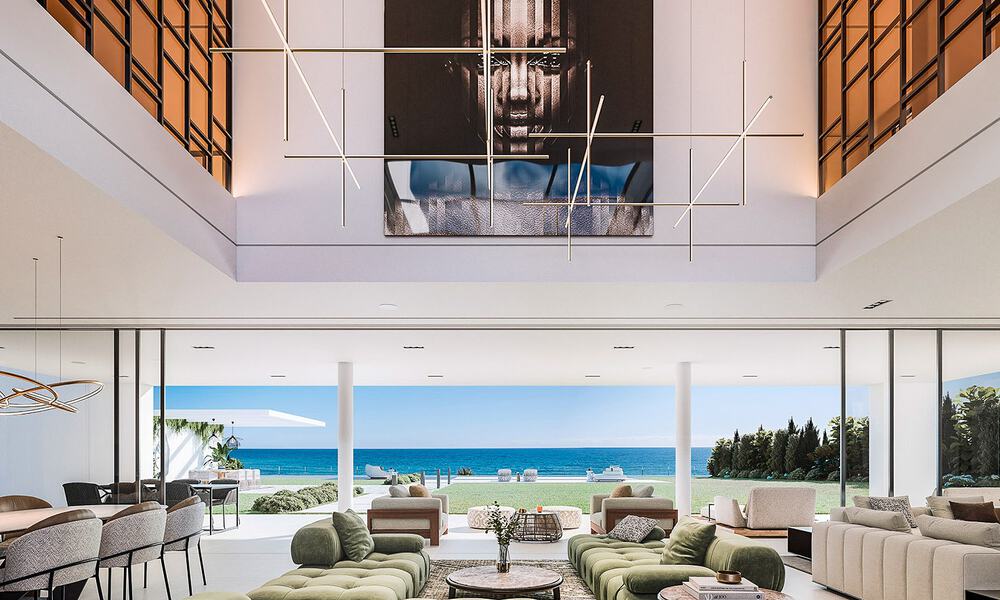 Villa design exclusive à vendre sur une plage de première ligne avec vue imprenable sur la mer sur le nouveau Golden Mile entre Marbella et Estepona 51192