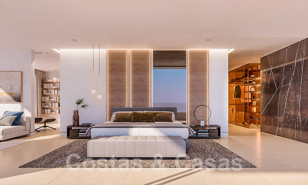 Villa design exclusive à vendre sur une plage de première ligne avec vue imprenable sur la mer sur le nouveau Golden Mile entre Marbella et Estepona 51194