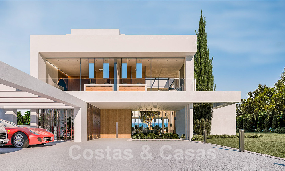 Villa design exclusive à vendre sur une plage de première ligne avec vue imprenable sur la mer sur le nouveau Golden Mile entre Marbella et Estepona 51197