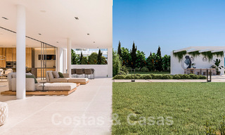 Villa design exclusive à vendre sur une plage de première ligne avec vue imprenable sur la mer sur le nouveau Golden Mile entre Marbella et Estepona 51198 