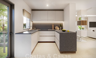 Nouvelle villa de luxe à vendre avec un style architectural contemporain située dans une communauté sécurisée de Nueva Andalucia, Marbella 51461 