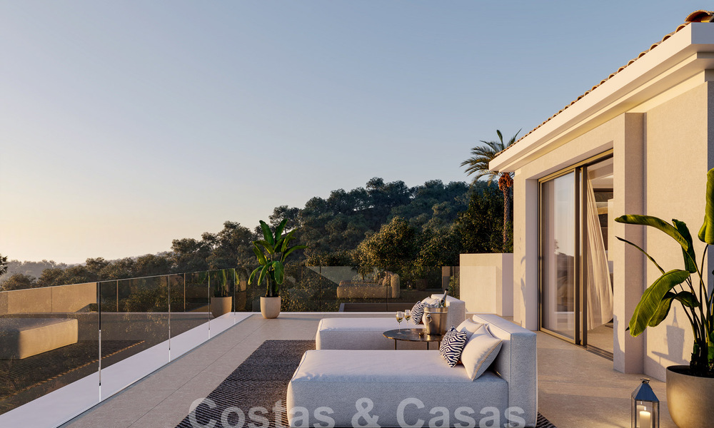 Nouvelle villa de luxe à vendre avec un style architectural contemporain située dans une communauté sécurisée de Nueva Andalucia, Marbella 51464