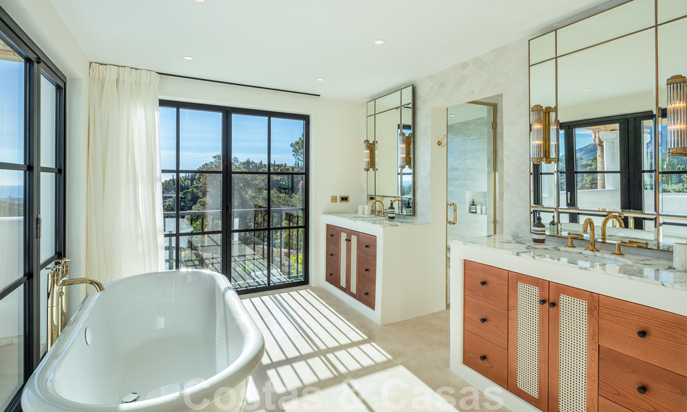 Sublime villa méditerranéenne de luxe avec logement d’invités et vue imprenable sur la mer à vendre à El Madroñal, Marbella - Benahavis 51521