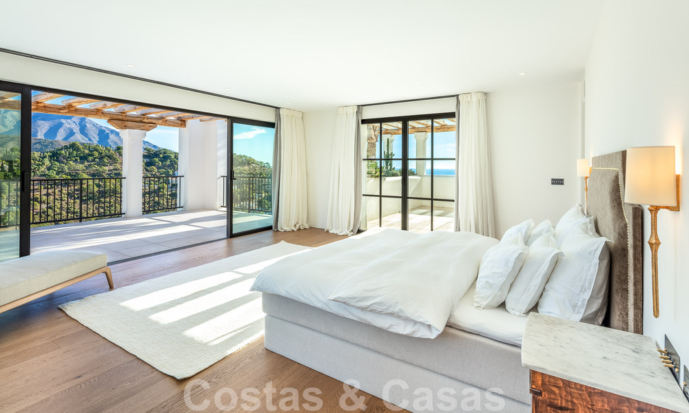 Sublime villa méditerranéenne de luxe avec logement d’invités et vue imprenable sur la mer à vendre à El Madroñal, Marbella - Benahavis 51523