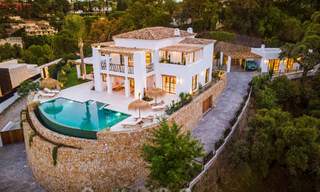 Sublime villa méditerranéenne de luxe avec logement d’invités et vue imprenable sur la mer à vendre à El Madroñal, Marbella - Benahavis 51530 