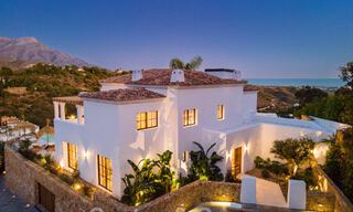 Sublime villa méditerranéenne de luxe avec logement d’invités et vue imprenable sur la mer à vendre à El Madroñal, Marbella - Benahavis 51531 