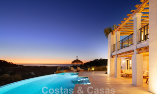 Sublime villa méditerranéenne de luxe avec logement d’invités et vue imprenable sur la mer à vendre à El Madroñal, Marbella - Benahavis 51536 