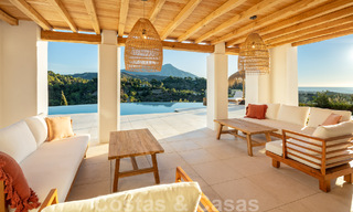 Sublime villa méditerranéenne de luxe avec logement d’invités et vue imprenable sur la mer à vendre à El Madroñal, Marbella - Benahavis 51539 