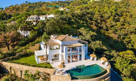 Sublime villa méditerranéenne de luxe avec logement d’invités et vue imprenable sur la mer à vendre à El Madroñal, Marbella - Benahavis 51545