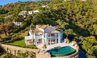 Sublime villa méditerranéenne de luxe avec logement d’invités et vue imprenable sur la mer à vendre à El Madroñal, Marbella - Benahavis 51545 