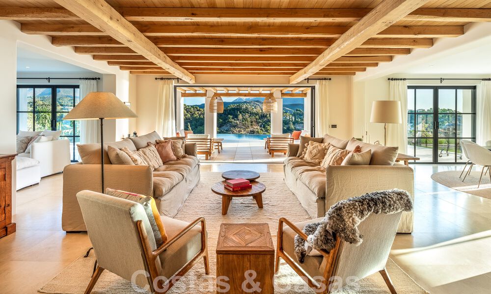 Sublime villa méditerranéenne de luxe avec logement d’invités et vue imprenable sur la mer à vendre à El Madroñal, Marbella - Benahavis 51547