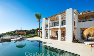 Sublime villa méditerranéenne de luxe avec logement d’invités et vue imprenable sur la mer à vendre à El Madroñal, Marbella - Benahavis 51550 