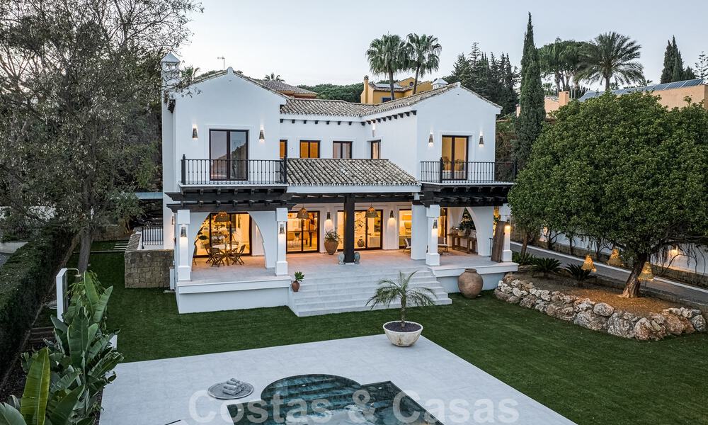 Luxueuse villa andalouse avec vue partielle sur la mer à vendre, à l'est du centre de Marbella 52391