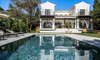 Luxueuse villa andalouse avec vue partielle sur la mer à vendre, à l'est du centre de Marbella 52393 