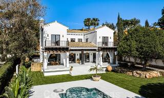 Luxueuse villa andalouse avec vue partielle sur la mer à vendre, à l'est du centre de Marbella 52396 
