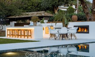 Luxueuse villa andalouse avec vue partielle sur la mer à vendre, à l'est du centre de Marbella 52414 