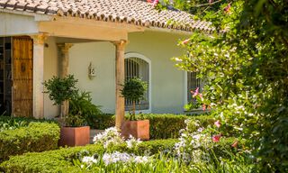 Villa espagnole à vendre avec architecture méditerranéenne et grand jardin située près de San Pedro à Marbella - Benahavis 52492 