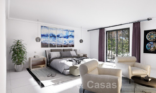 Terrain + projet de villa de luxe à vendre dans une urbanisation calme à proximité de la plage à Guadalmina Baja, Marbella 52613 