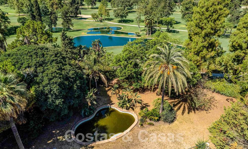 Terrain + projet de villa de luxe à vendre dans une urbanisation calme à proximité de la plage à Guadalmina Baja, Marbella 52619