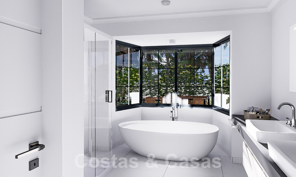 Terrain + projet de villa de luxe à vendre dans une urbanisation calme à proximité de la plage à Guadalmina Baja, Marbella 52622