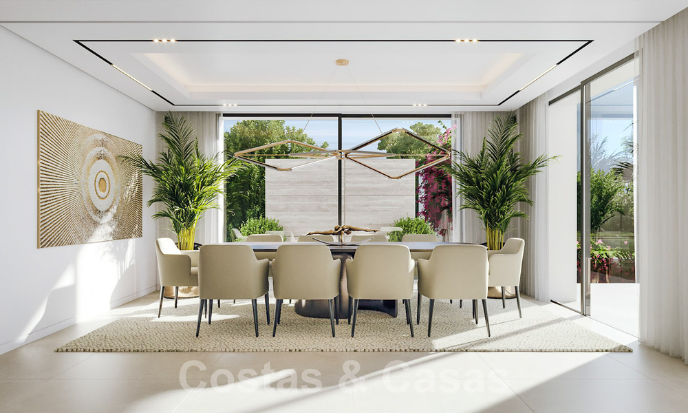 Terrain + projet de construction exclusif à vendre pour une impressionnante villa design, à distance de marche du Golf La Quinta à Benahavis - Marbella 52623