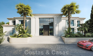 Terrain + projet de construction exclusif à vendre pour une impressionnante villa design, à distance de marche du Golf La Quinta à Benahavis - Marbella 52626 