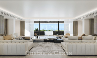 Terrain + projet de construction exclusif à vendre pour une impressionnante villa design, à distance de marche du Golf La Quinta à Benahavis - Marbella 52631 