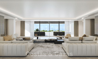 Terrain + projet de construction exclusif à vendre pour une impressionnante villa design, à distance de marche du Golf La Quinta à Benahavis - Marbella 52631 