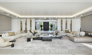 Terrain + projet de construction exclusif à vendre pour une impressionnante villa design, à distance de marche du Golf La Quinta à Benahavis - Marbella 52643 