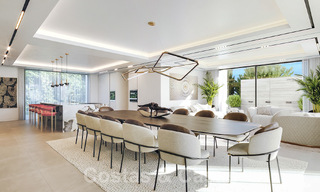 Terrain + projet de construction exclusif à vendre pour une impressionnante villa design, à distance de marche du Golf La Quinta à Benahavis - Marbella 52645 