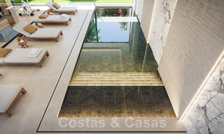 Terrain + projet de construction exclusif à vendre pour une impressionnante villa design, à distance de marche du Golf La Quinta à Benahavis - Marbella 52646 