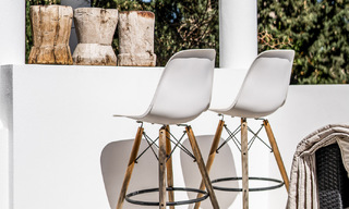 Villa de luxe à vendre dans un style architectural andalou à l'est du centre de Marbella, à deux pas des dunes et de la plage 52668 