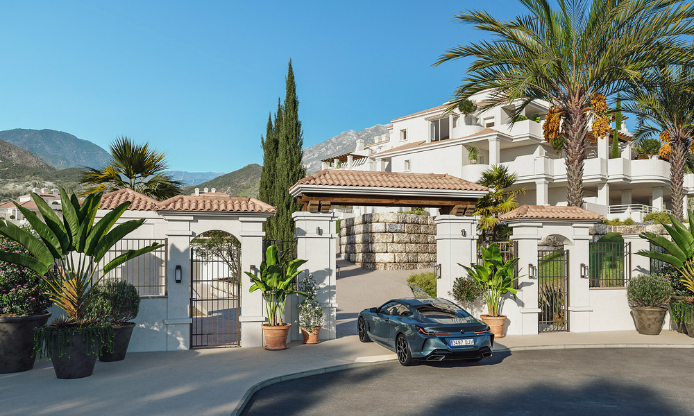 Appartements contemporains de style andalou à vendre avec vue panoramique sur la mer dans la vallée du golf de Nueva Andalucia, Marbella 51624