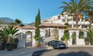 Appartements contemporains de style andalou à vendre avec vue panoramique sur la mer dans la vallée du golf de Nueva Andalucia, Marbella 51624 