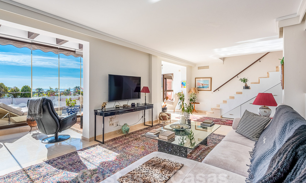 Penthouse à vendre dans une urbanisation protégée à deux pas de la plage sur le nouveau Golden Mile entre Marbella et Estepona 52827