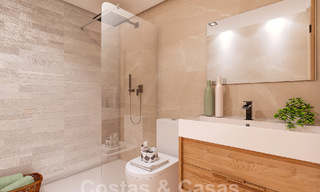Nouvelle promotion composée de 8 maisons mitoyennes à vendre, avec vue sur les terrains de golf du très convoité complexe golfique de La Cala Golf, Mijas 53268 