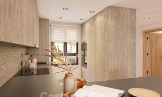 Nouvelle promotion composée de 8 maisons mitoyennes à vendre, avec vue sur les terrains de golf du très convoité complexe golfique de La Cala Golf, Mijas 53271 