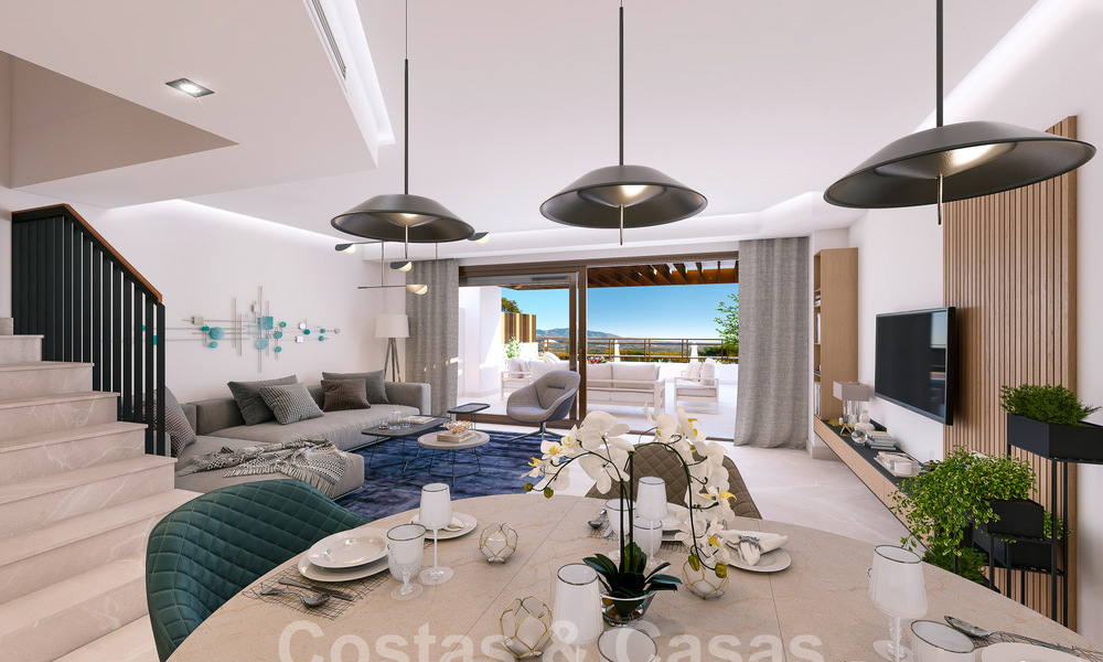 Nouvelle promotion composée de 8 maisons mitoyennes à vendre, avec vue sur les terrains de golf du très convoité complexe golfique de La Cala Golf, Mijas 53275