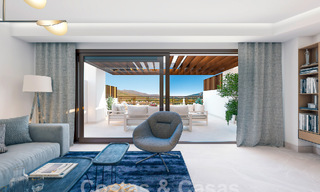 Nouvelle promotion composée de 8 maisons mitoyennes à vendre, avec vue sur les terrains de golf du très convoité complexe golfique de La Cala Golf, Mijas 53276 