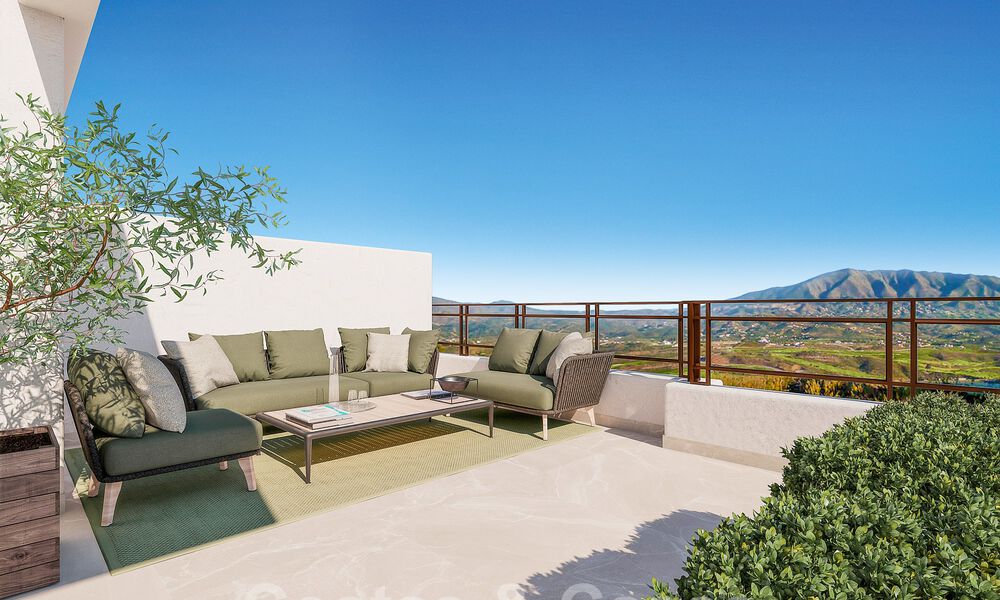 Nouvelle promotion composée de 8 maisons mitoyennes à vendre, avec vue sur les terrains de golf du très convoité complexe golfique de La Cala Golf, Mijas 53278